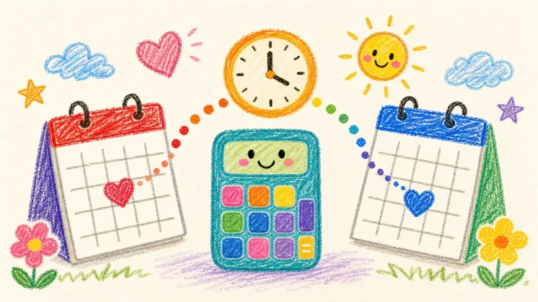 ROBERIN(로베린) 2 date difference calculator crayon featured